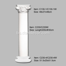 PU Architecturl Indoor Decorative Columns